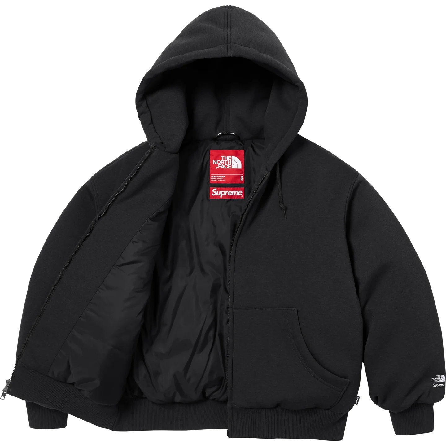 Supreme®/The North Face® Down Zip Up Hooded Sweatshirt | Supreme 24fw
