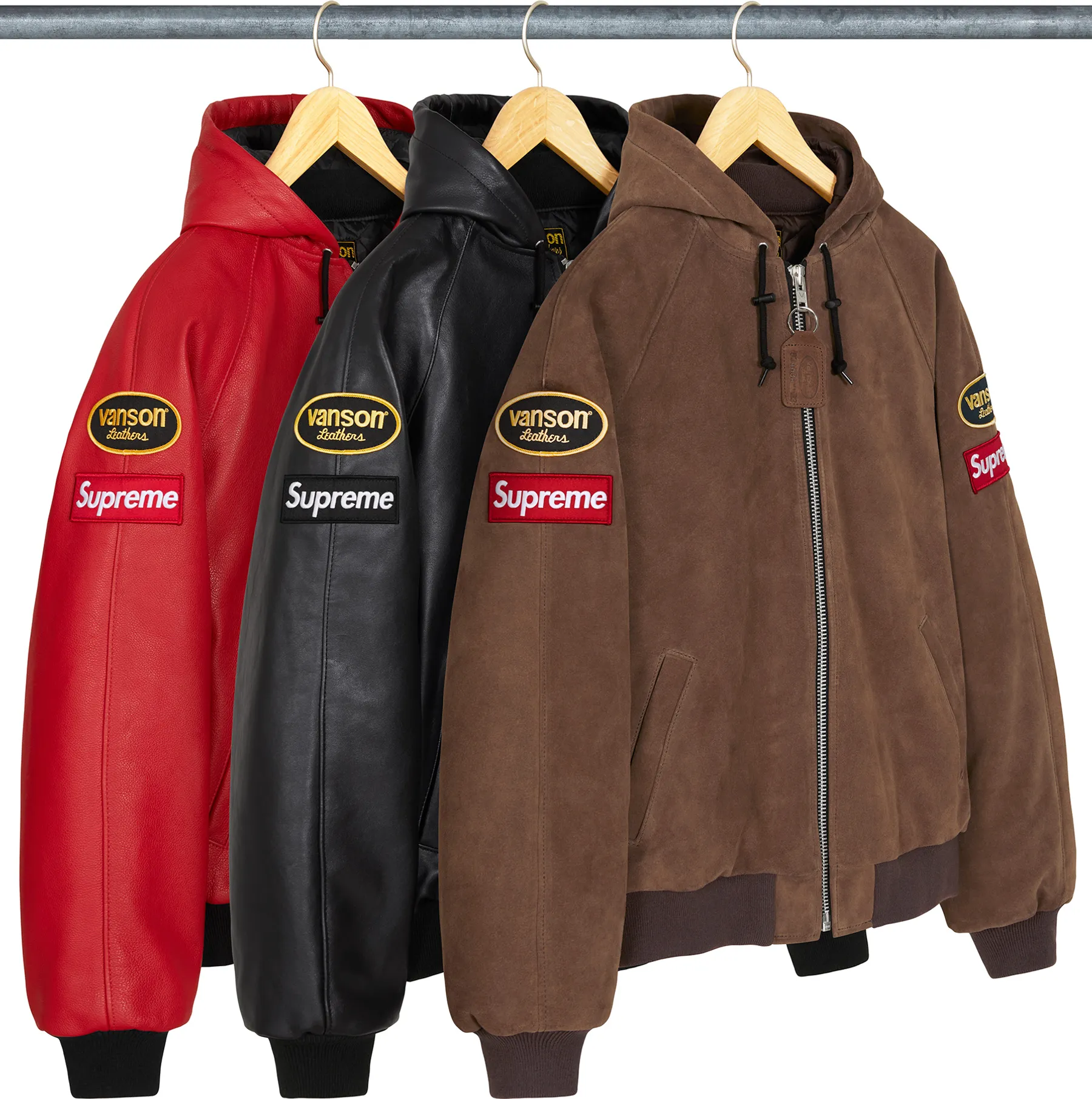 Supreme®/Vanson Leathers® Hooded Work Jacket | Supreme 24fw