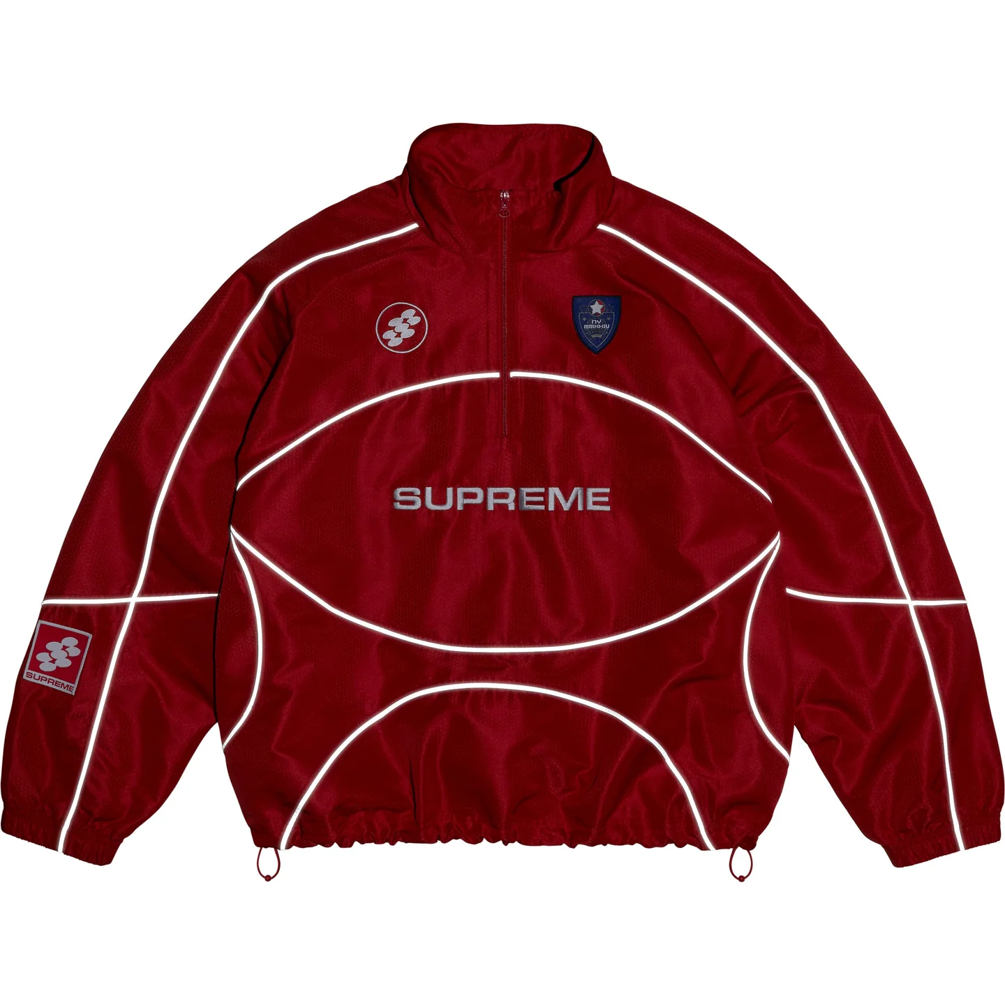 Reflective Piping Pullover | Supreme 24fw