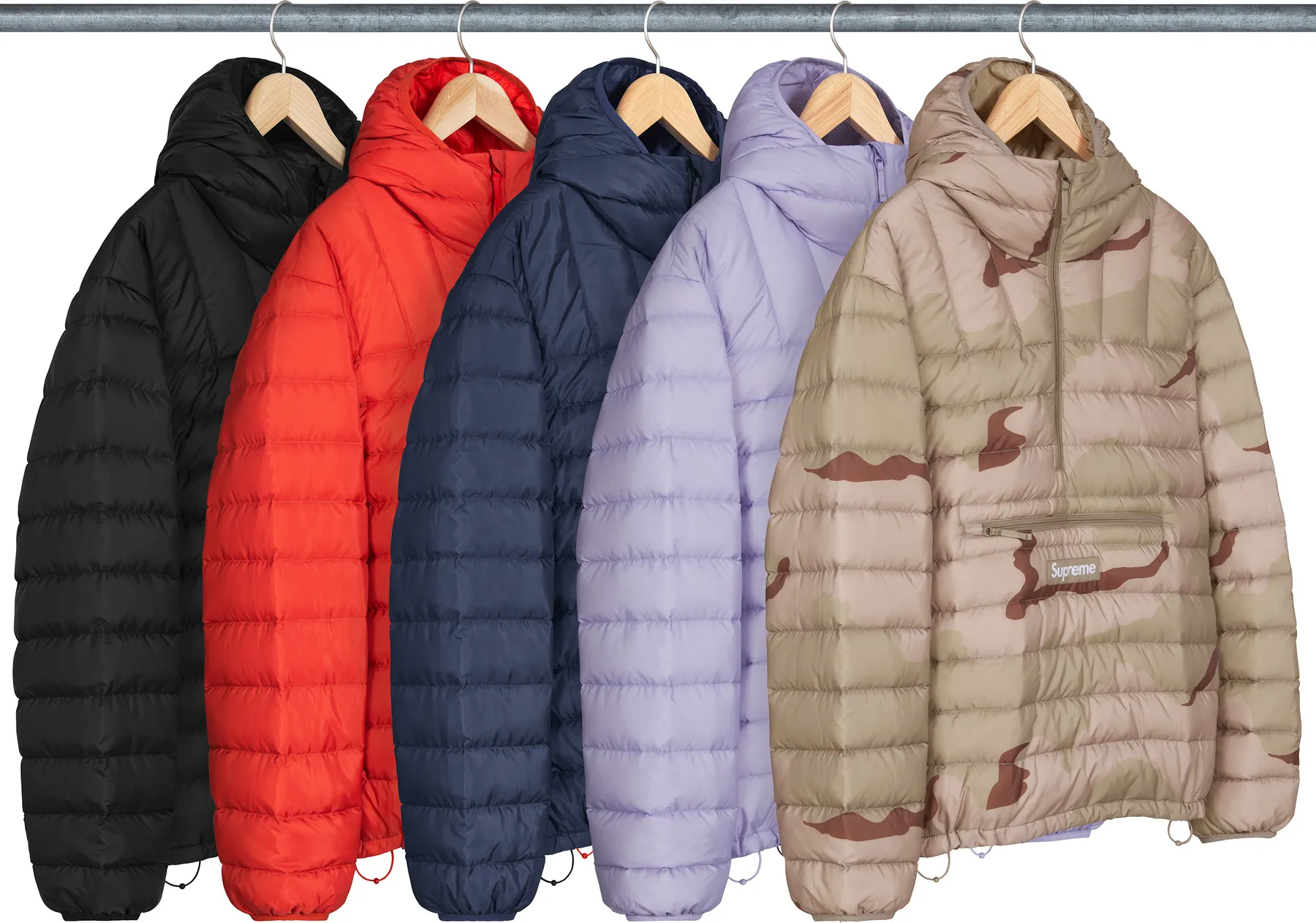 Micro Down Half Zip Hooded Pullover | Supreme 24fw