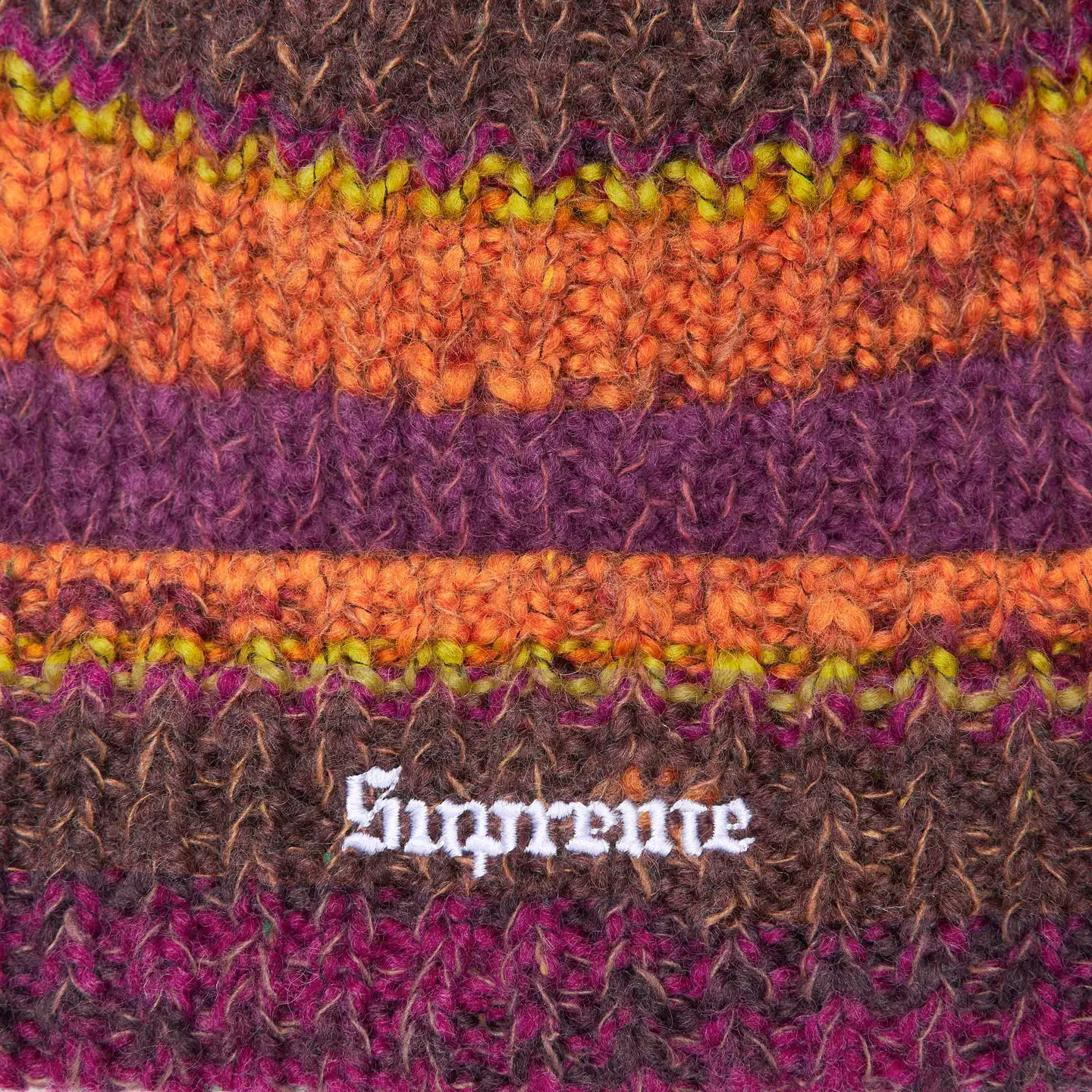 Space Dye Stripe Beanie | Supreme 24fw