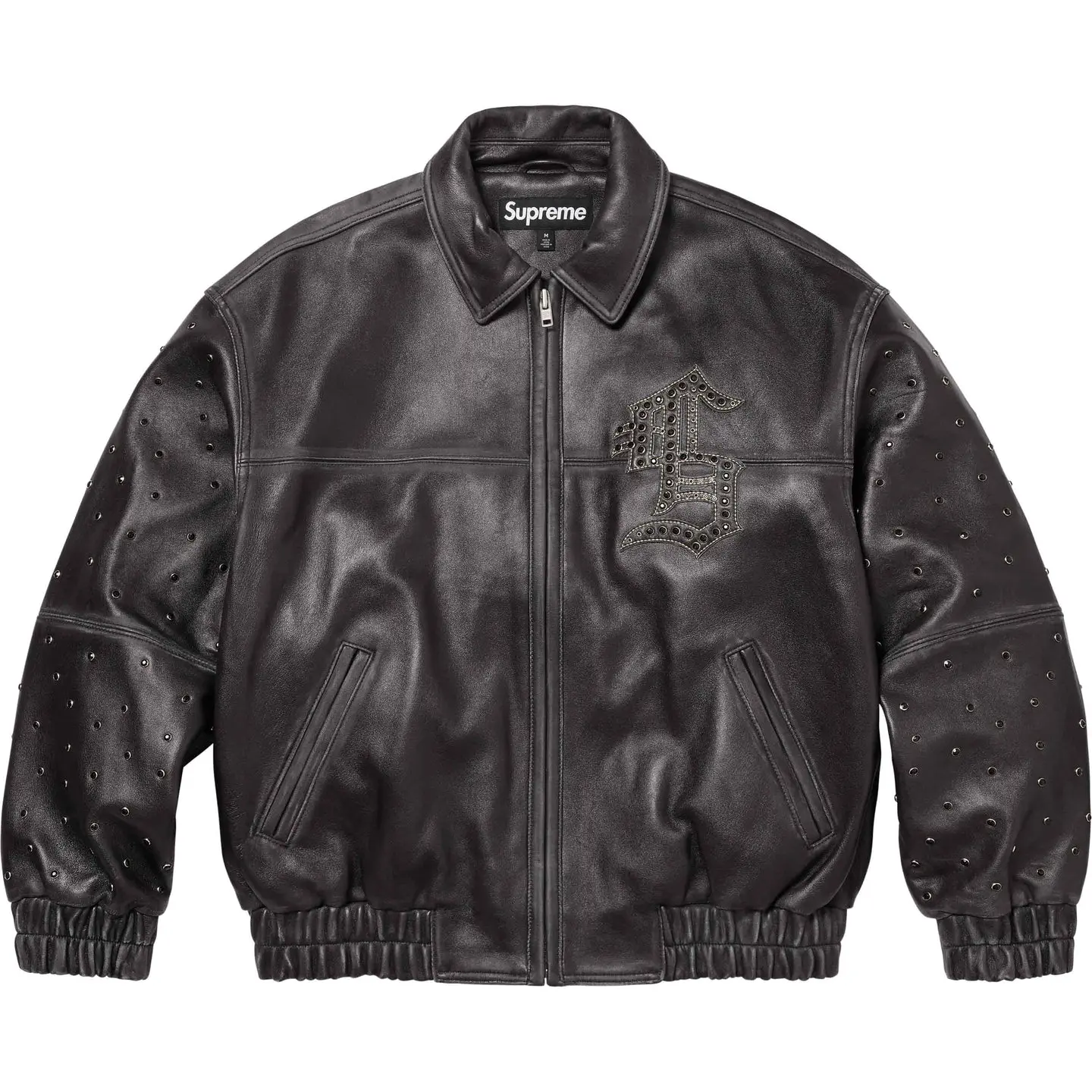 Gem Studded Leather Jacket | Supreme 24ss