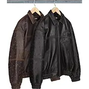 Gem Studded Leather Jacket | Supreme 24ss