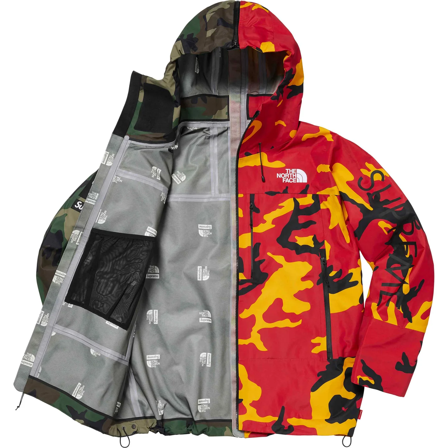 Supreme®/The North Face® Split Taped Seam Shell Jacket | Supreme 24ss