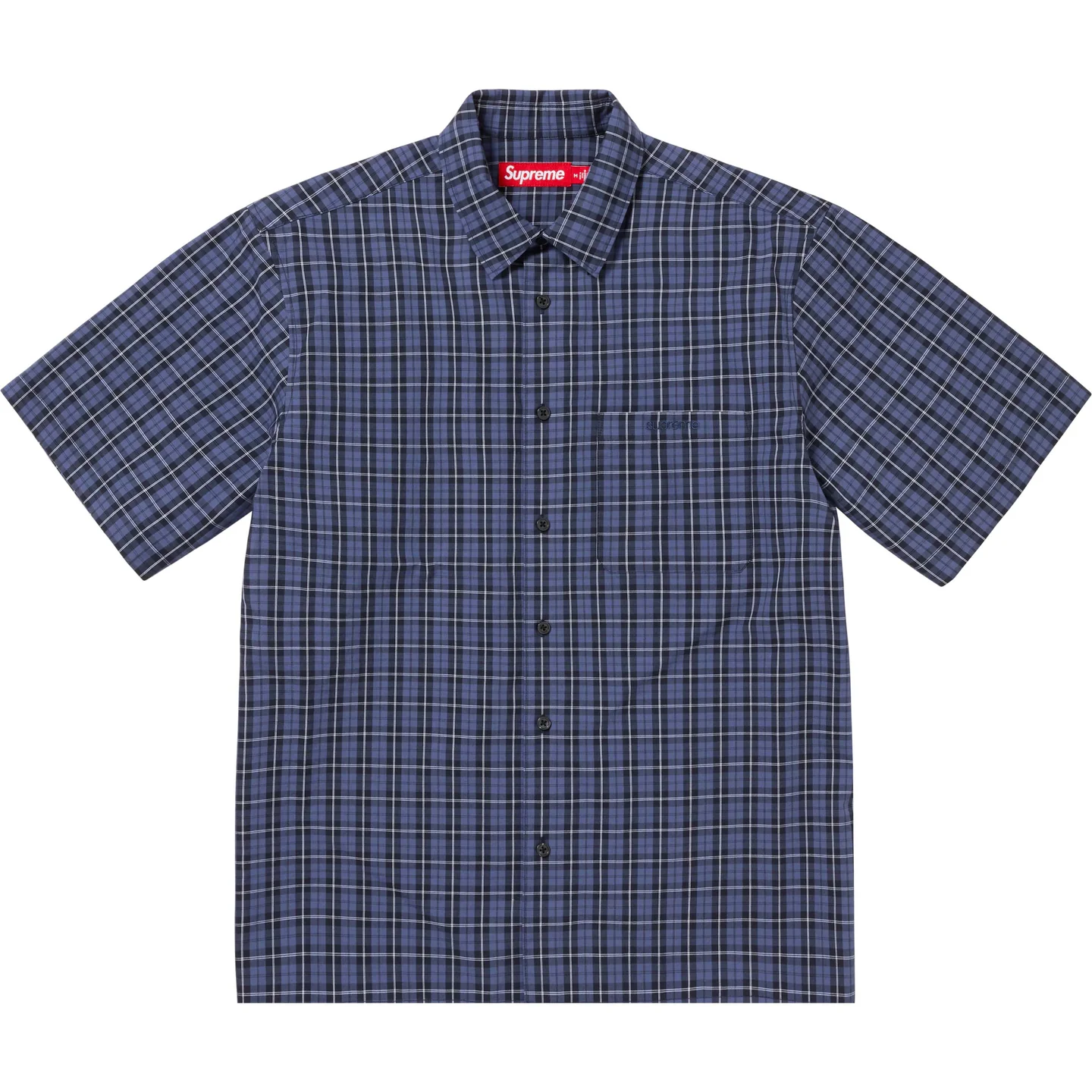 Loose Fit Mini Plaid S/S Shirt | Supreme 24ss