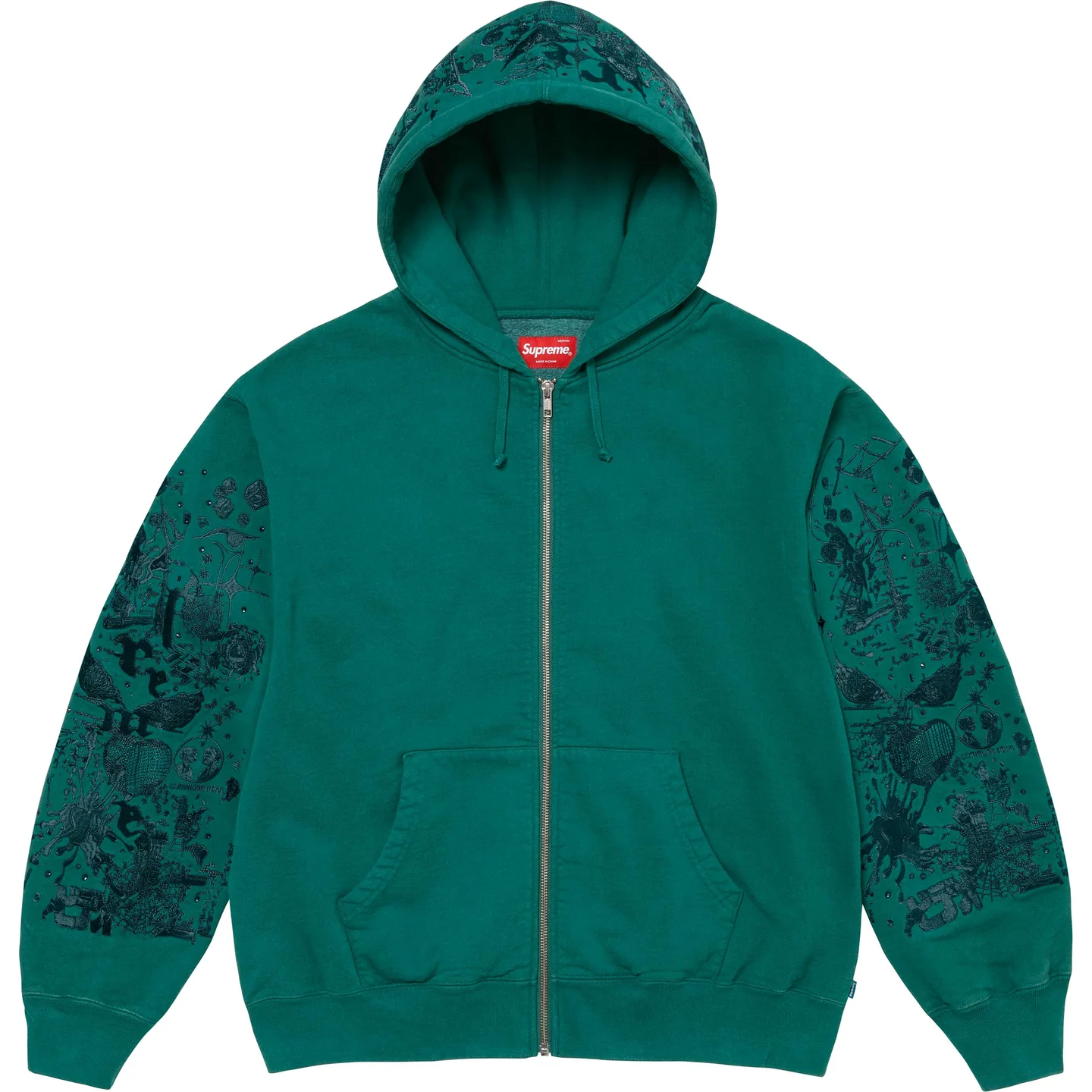 AOI Zip Up Hooded Sweatshirt | Supreme 24ss
