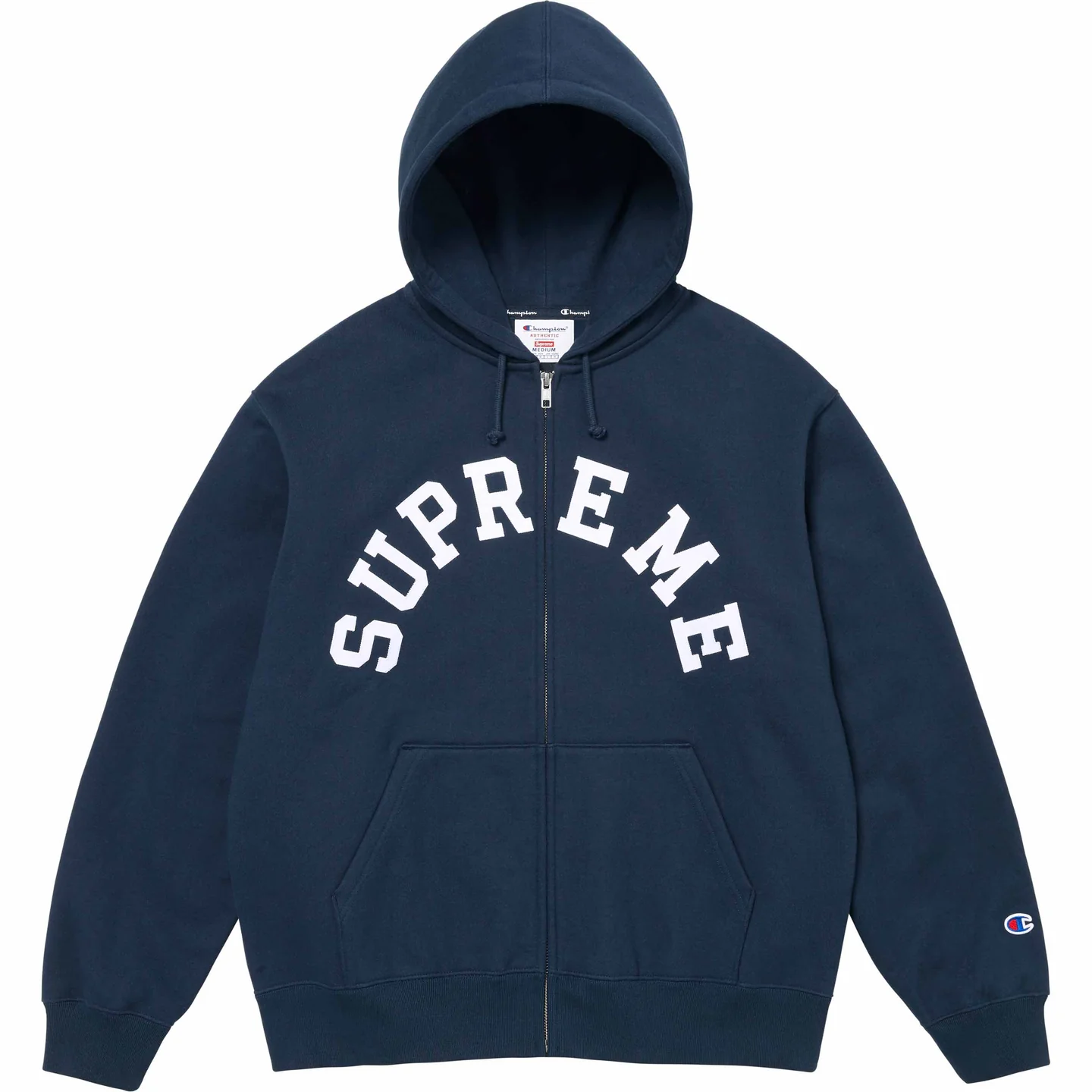 Supreme®/Champion® Zip Up Hooded Sweatshirt | Supreme 24ss