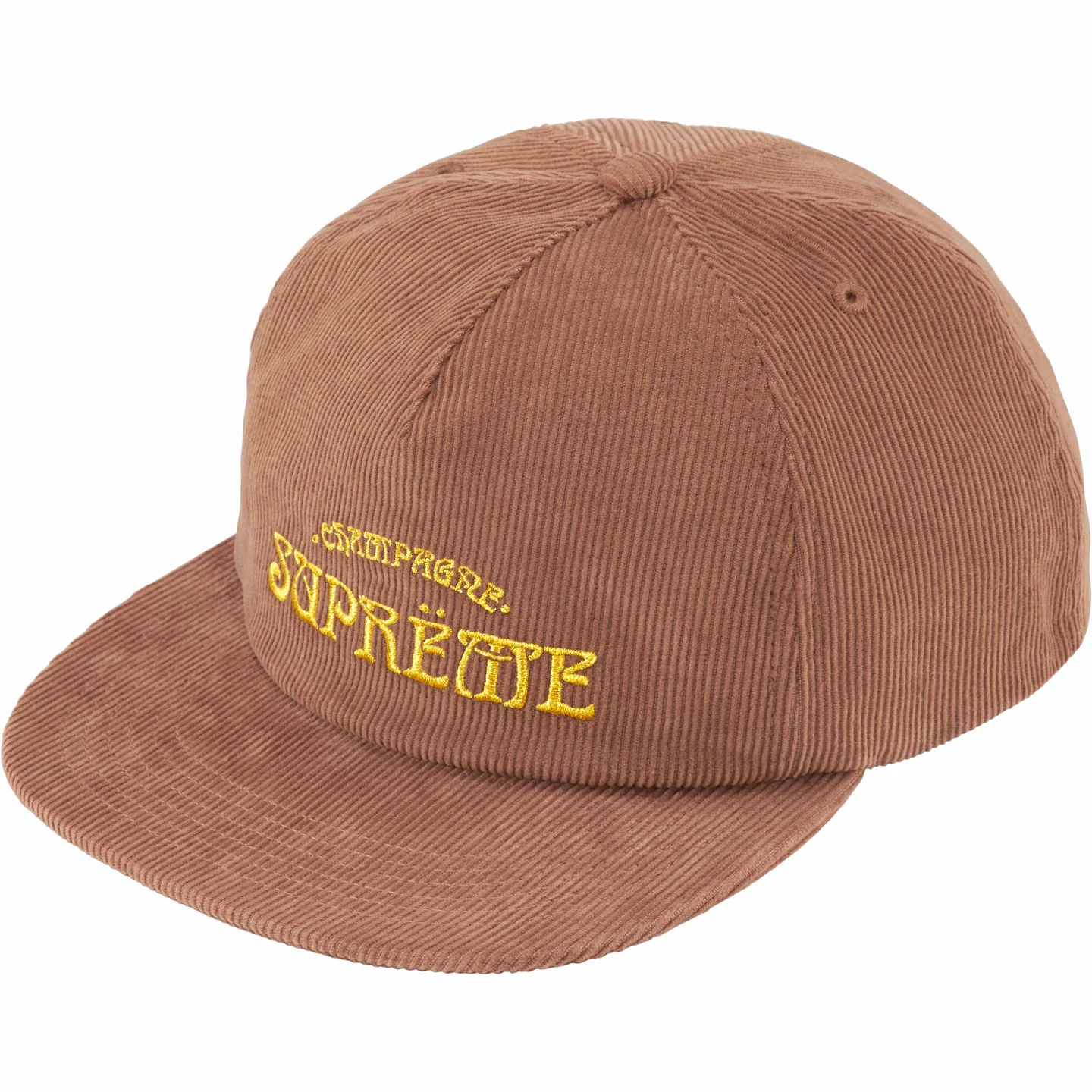 Champagne Corduroy 5-Panel | Supreme 24ss