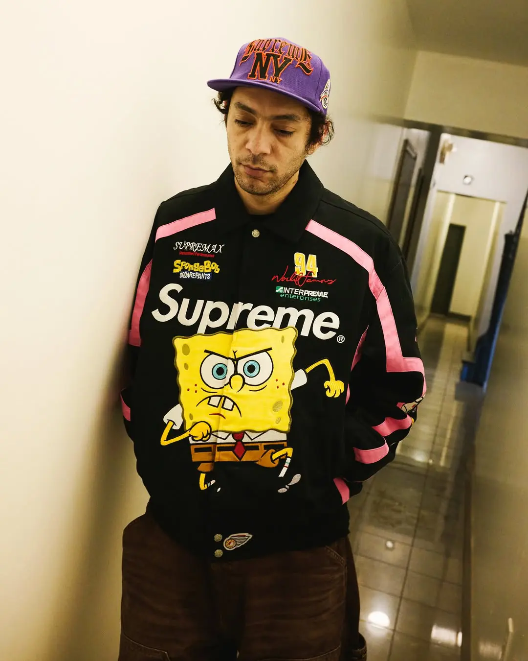 Supreme®/SpongeBob SquarePants Jeff Hamilton Racing Jacket