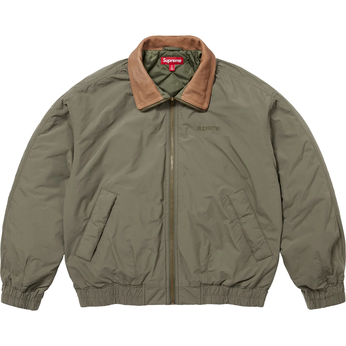 Leather Collar Utility Jacket | Supreme 25ss