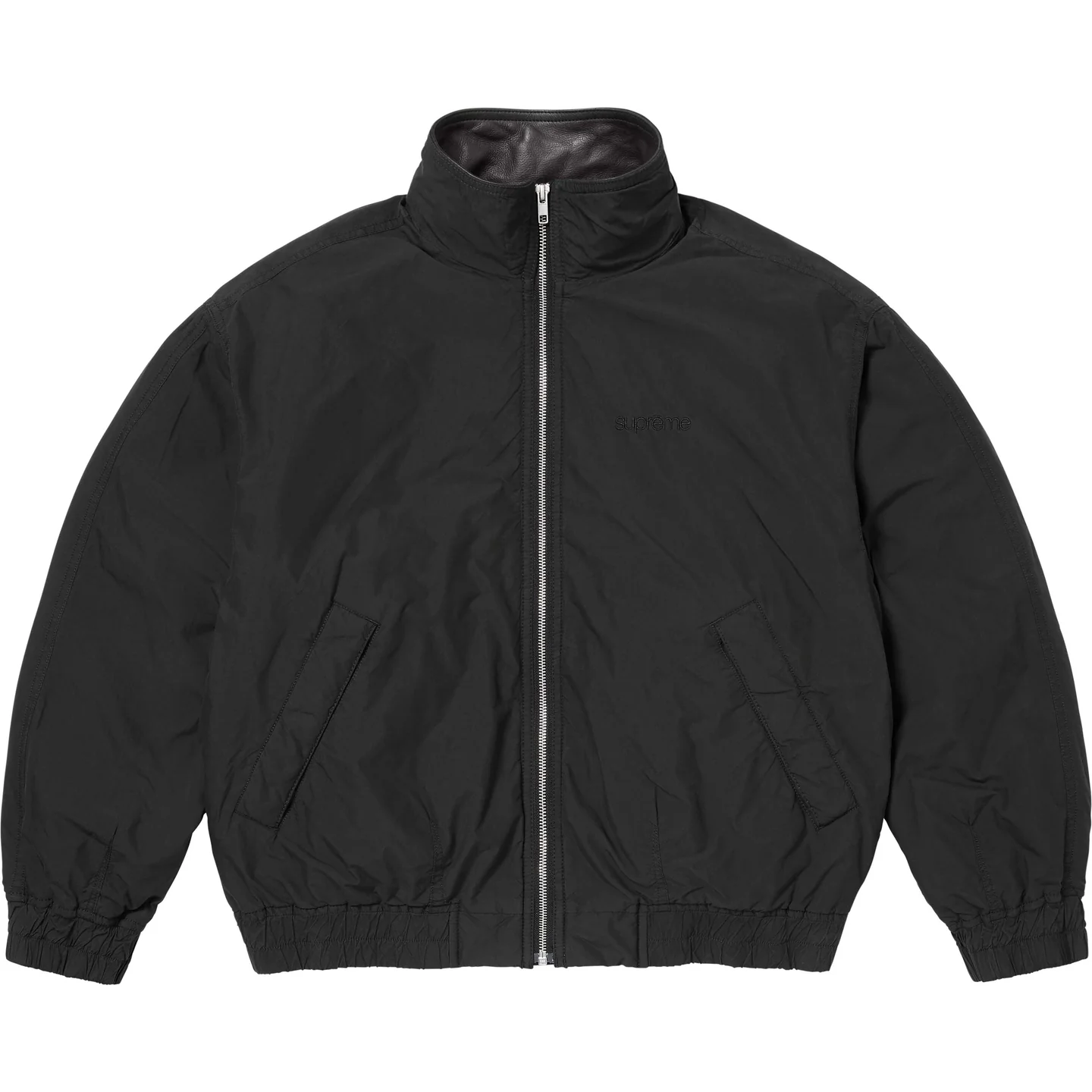 Leather Collar Utility Jacket | Supreme 25ss