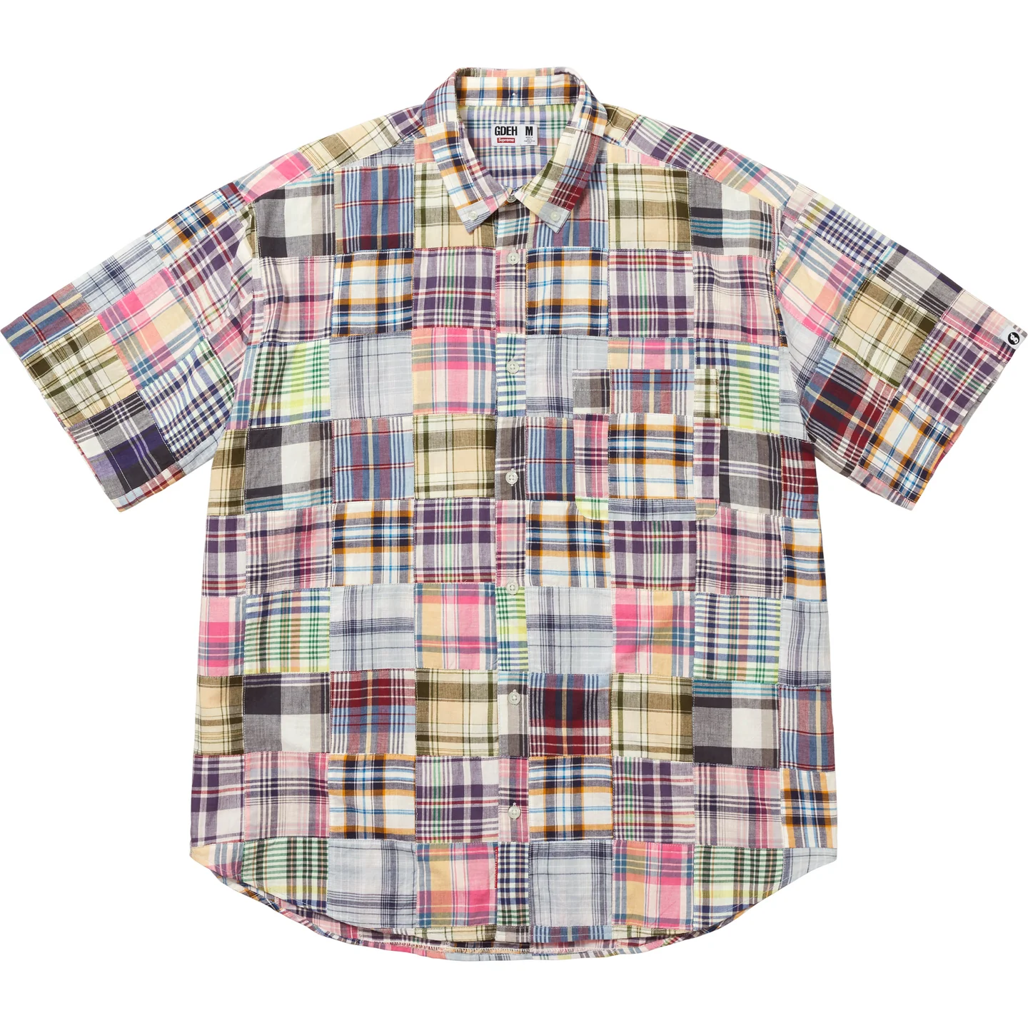 Supreme®/GOODENOUGH Patchwork Madras S/S Shirt | Supreme 25ss