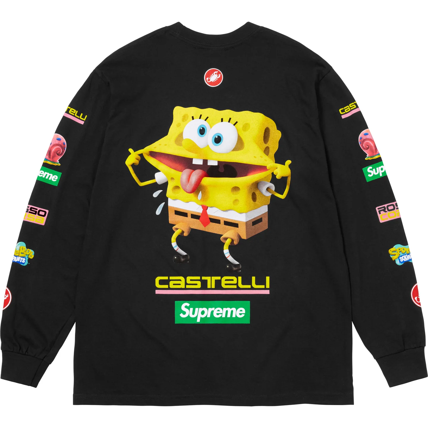 Supreme®/SpongeBob SquarePants/Castelli® Racing L/S Tee | Supreme 25ss