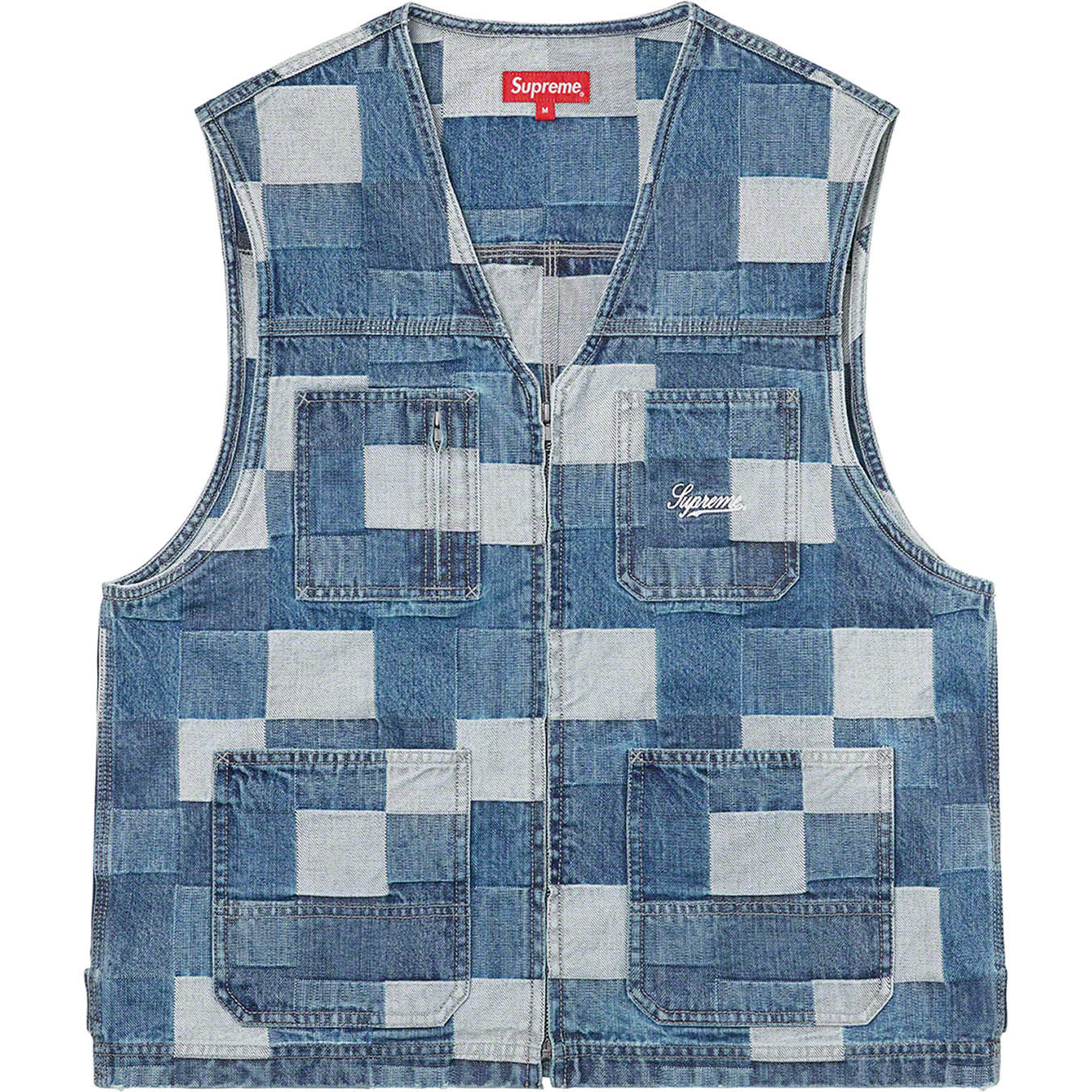 Patched Denim Vest | Supreme 21ss
