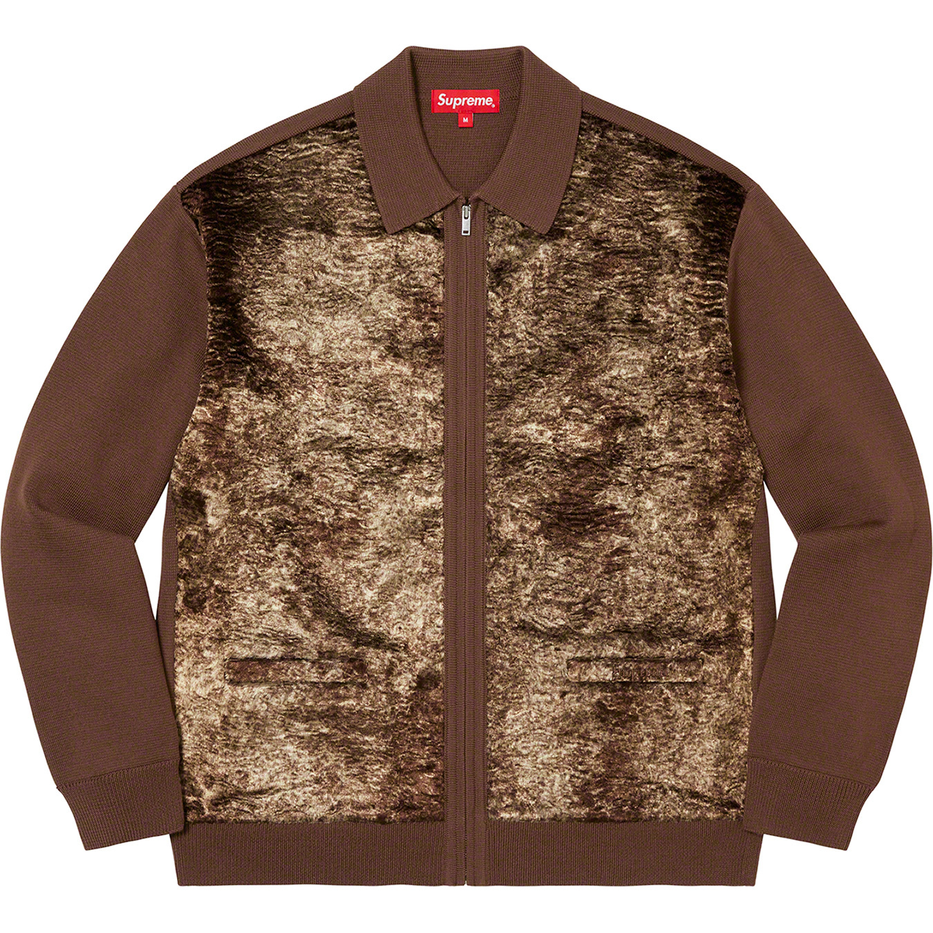 Faux Fur Zip Up Cardigan | Supreme 22fw