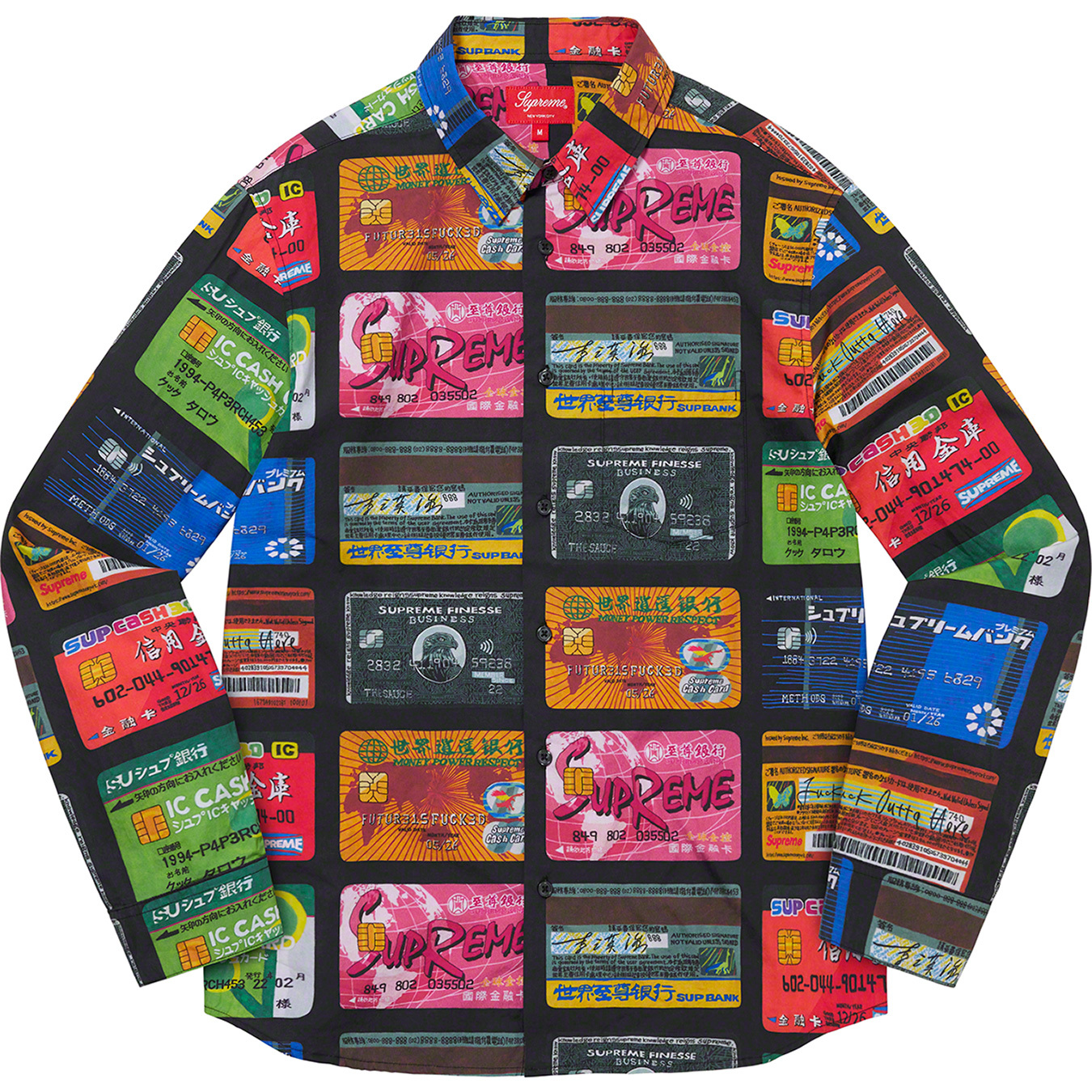 Credit Cards Shirt | Supreme 22ss