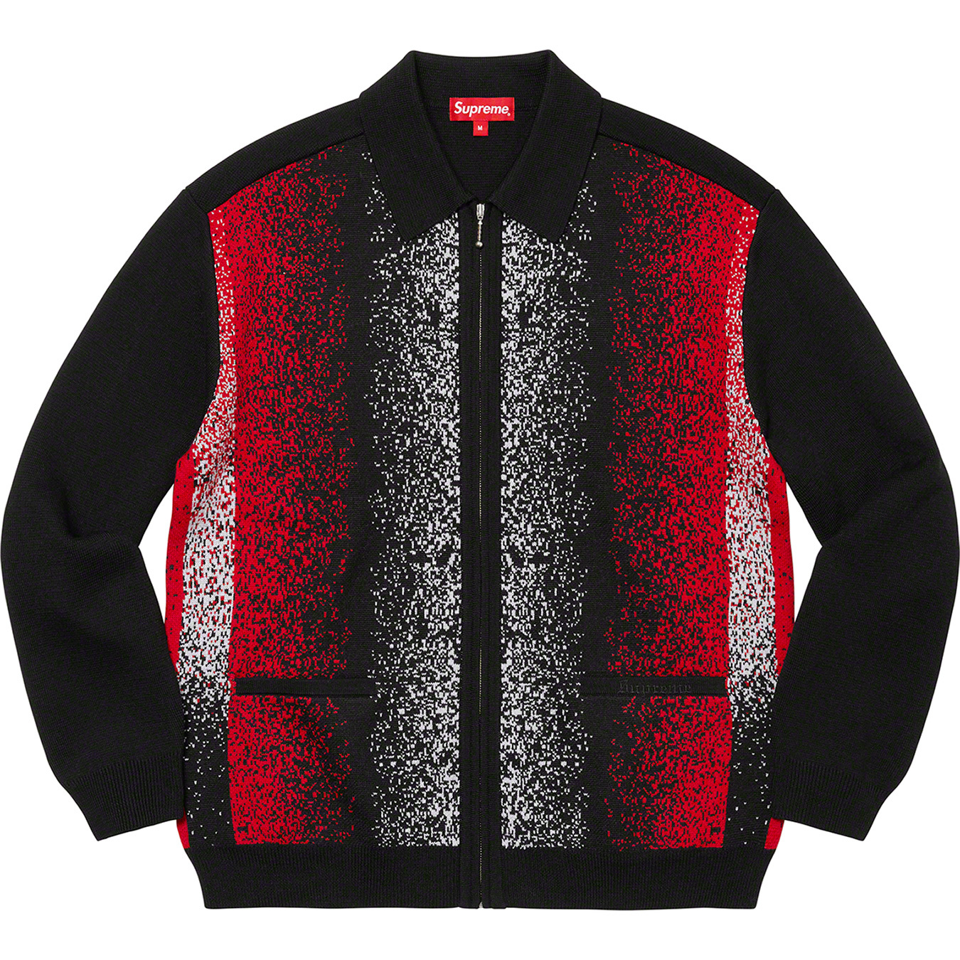 Gradient Stripe Zip Up Cardigan | Supreme 22ss