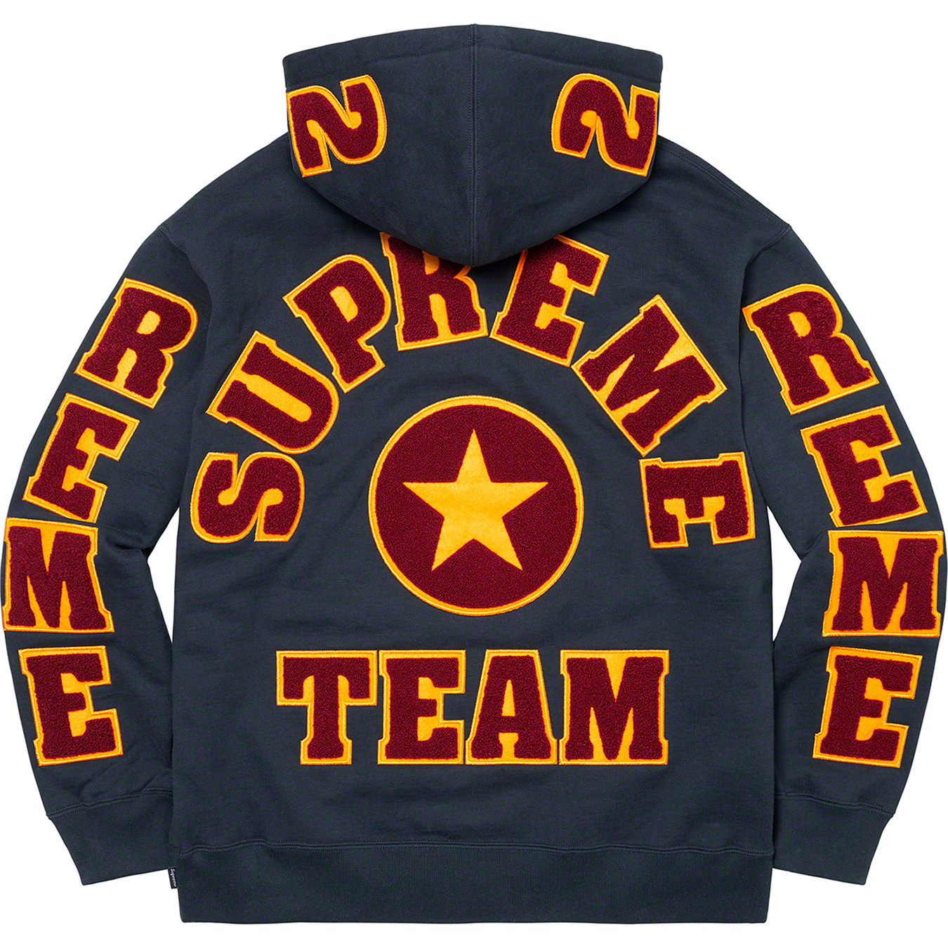 Supreme Team Chenille Hooded Sweatshirt | Supreme 22ss