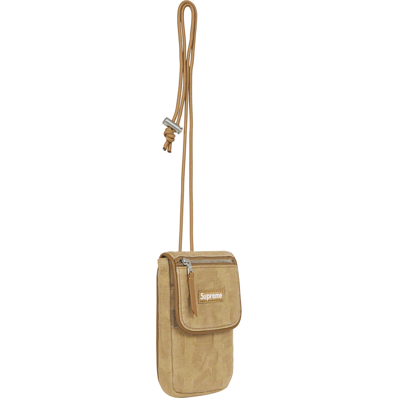 Fat Tip Jacquard Denim Neck Pouch | Supreme 22ss