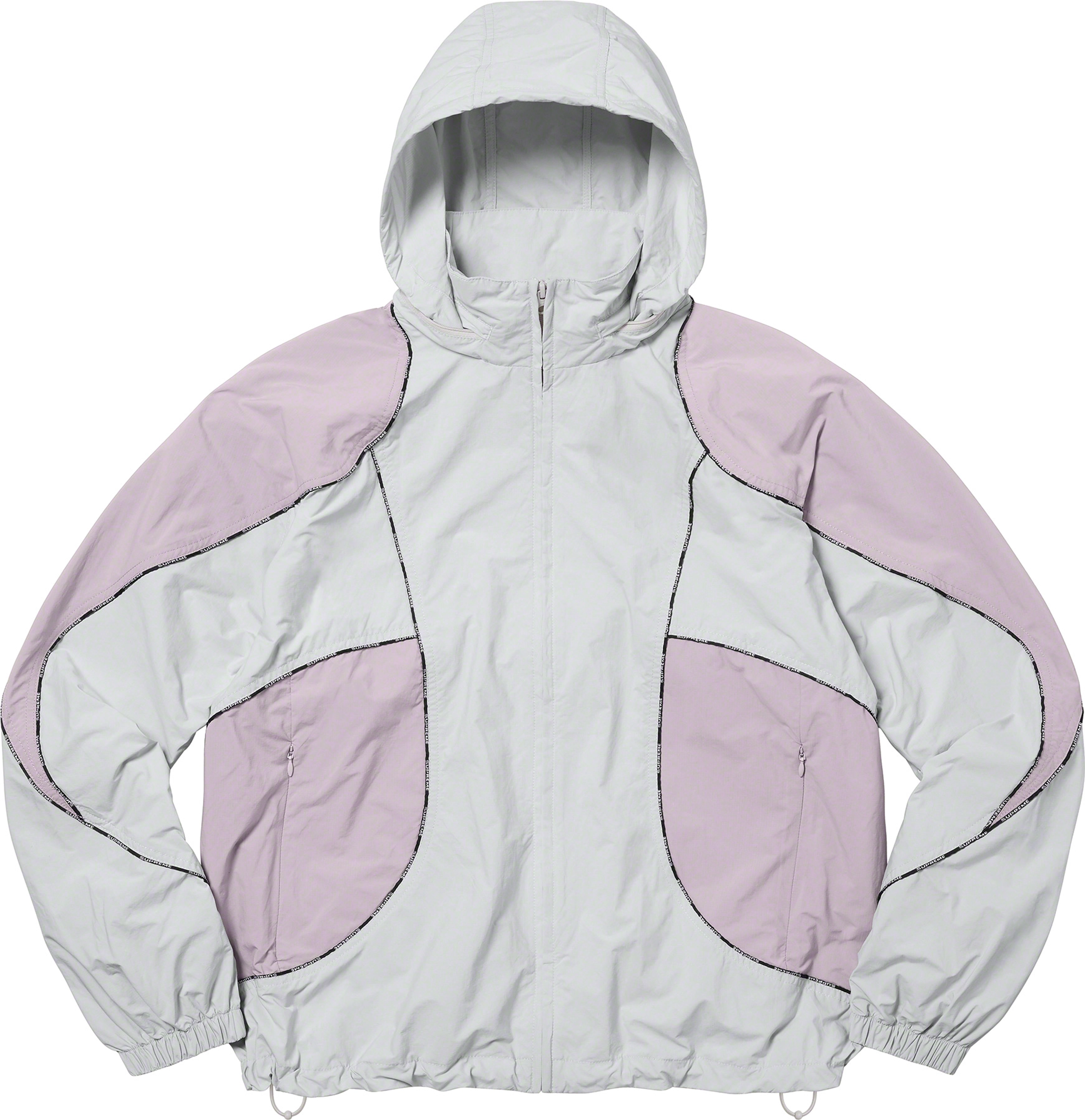 Logo Piping Hooded Track Jacket | Supreme 23fw