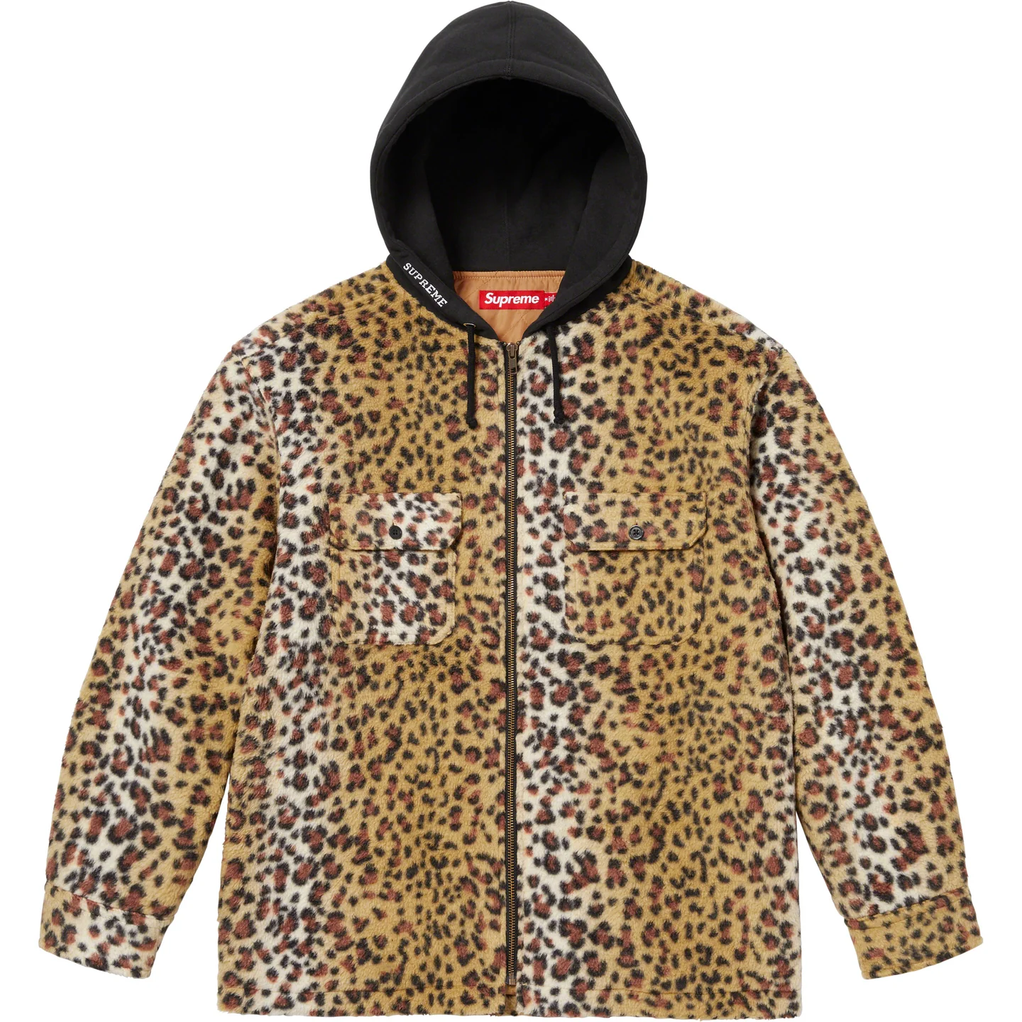 ジャイヤン】Supreme Fleece Zip Up Hooded Fleece Zip Up Hooded