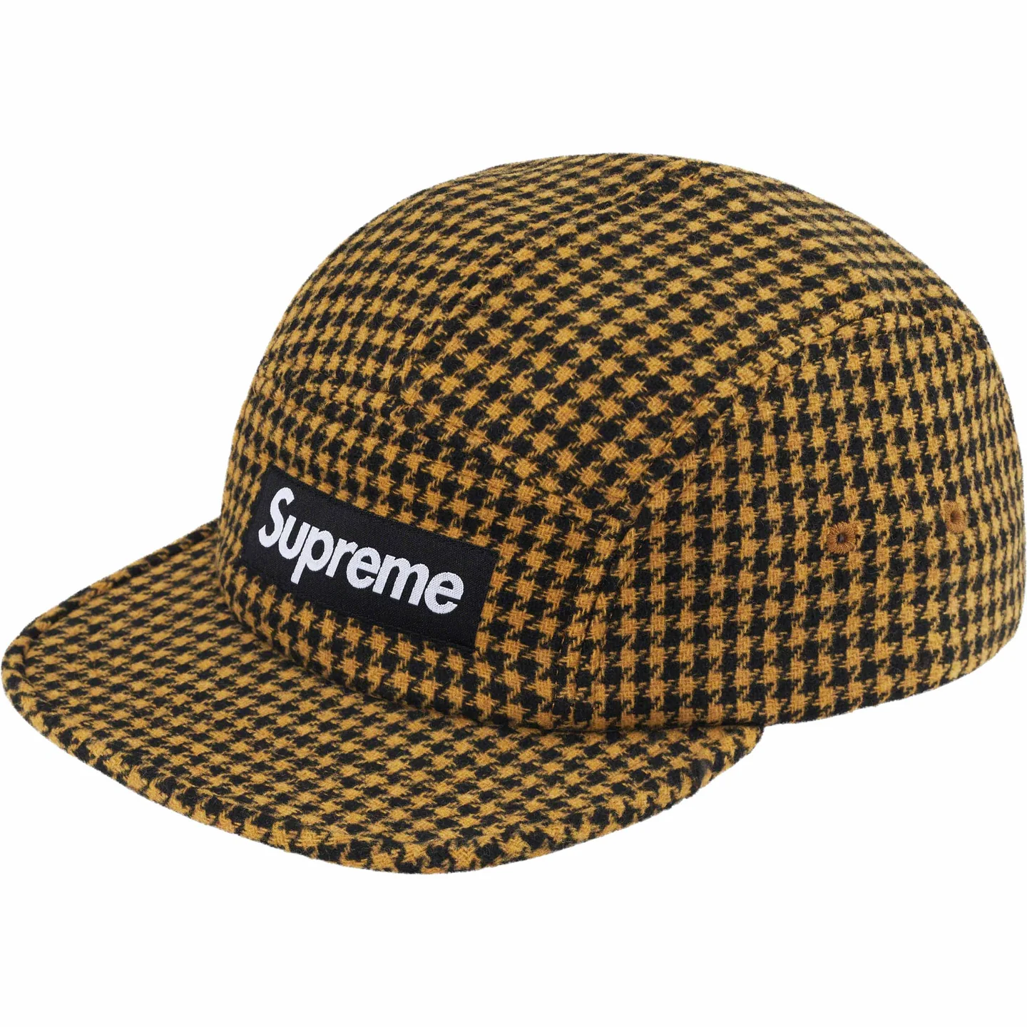 Houndstooth Wool Camp Cap | Supreme 23fw