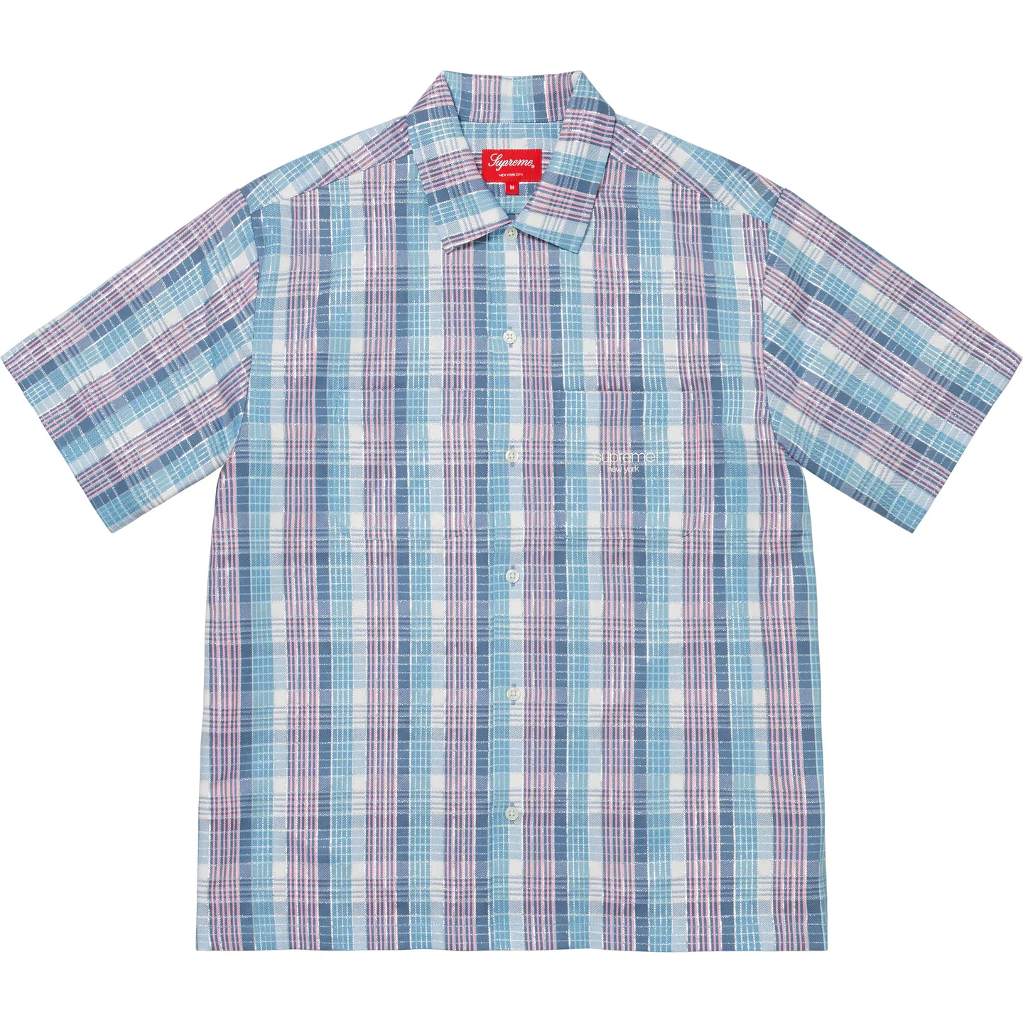 Metallic Plaid S/S Shirt | Supreme 23ss