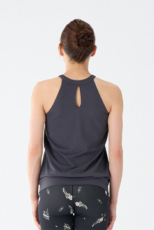 suria リナタンク ヨガトップス Lサイズ グレー suria リナタンク ヨガ