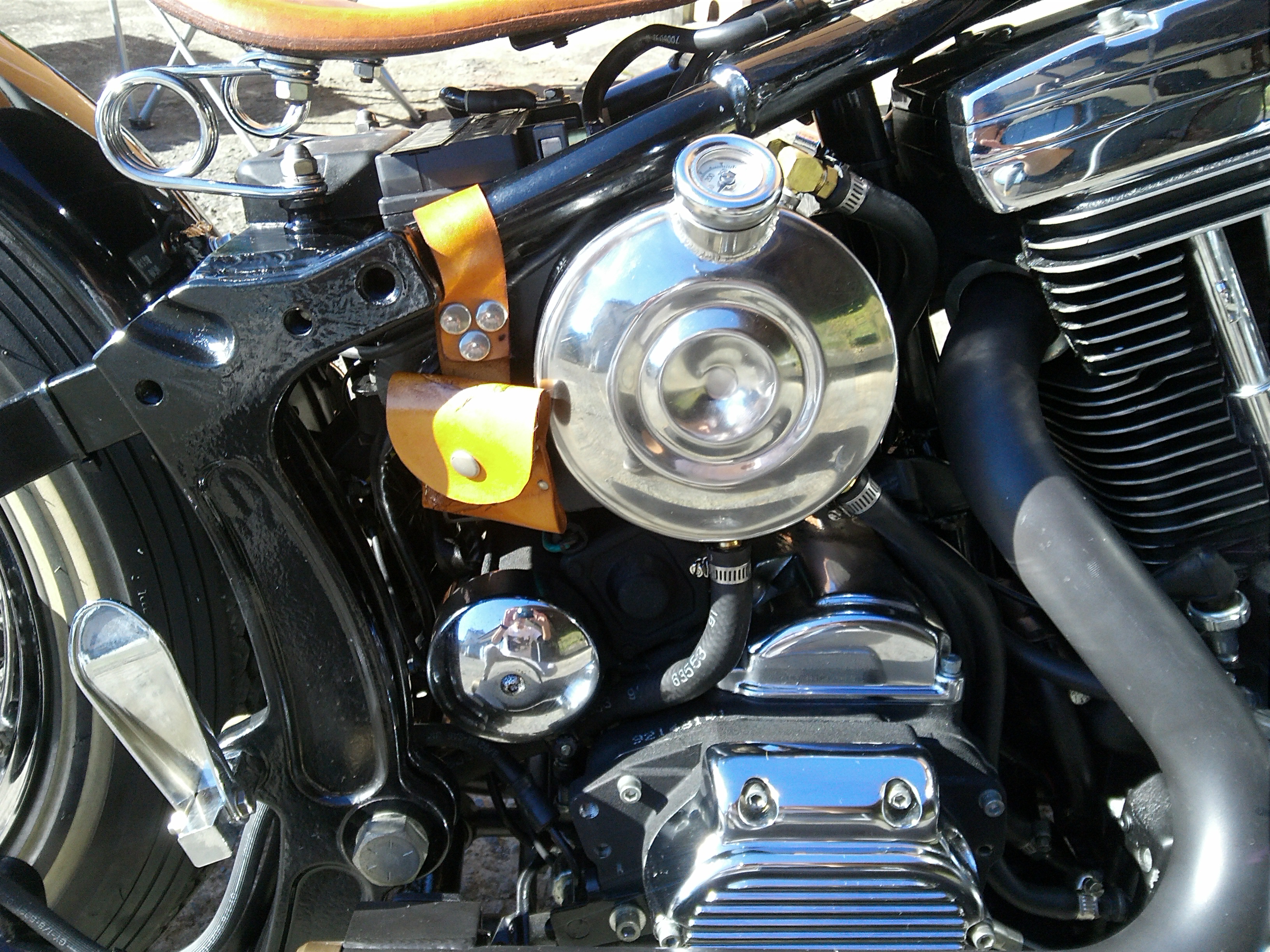 ハーレー リジットフレーム用オイルタンク ショベル パン ナックル