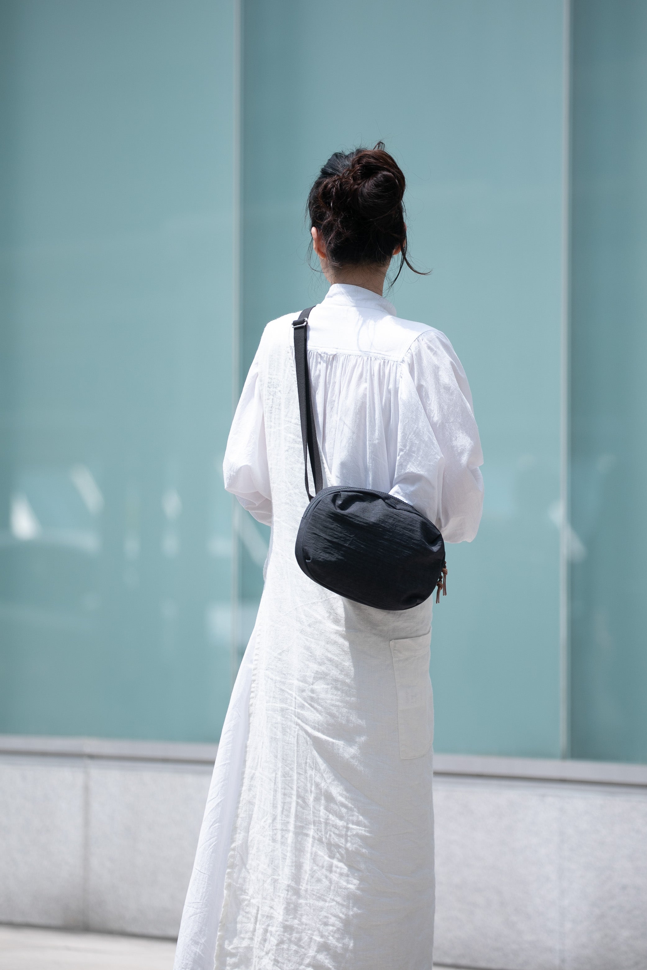 NIZYU KANO FUKUI SIWAナイロンボディバッグS