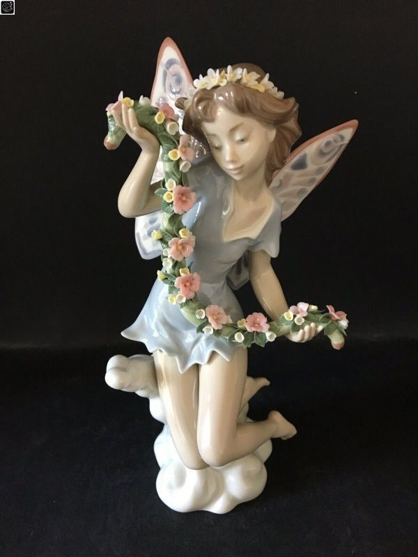 リヤドロ6645 フェアリーランド ブルー（小さな欠けあり) リヤドロ6645