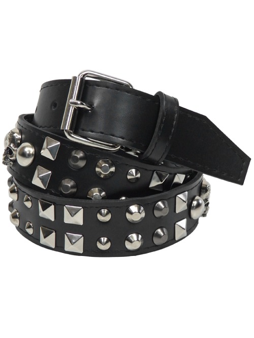 CDJapan : BLACK PUNK STUDS Belt (F) SD19047-101 SEX POT ReVeNGe