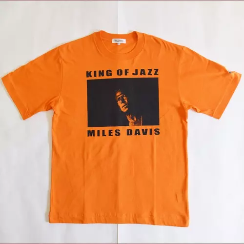 マイルスTシャツ/オレンジS/MILES DAVIS/マイルス・デイビス｜JAZZ