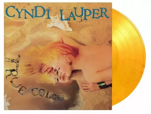 TRUE COLORS (ORANGE & RED MARBLED VINYL)/CYNDI LAUPER/シンディ