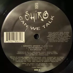 CAN WE TALK - US ORIGINAL PRESS -/SHIRO｜HIPHOP/R&B｜ディスク