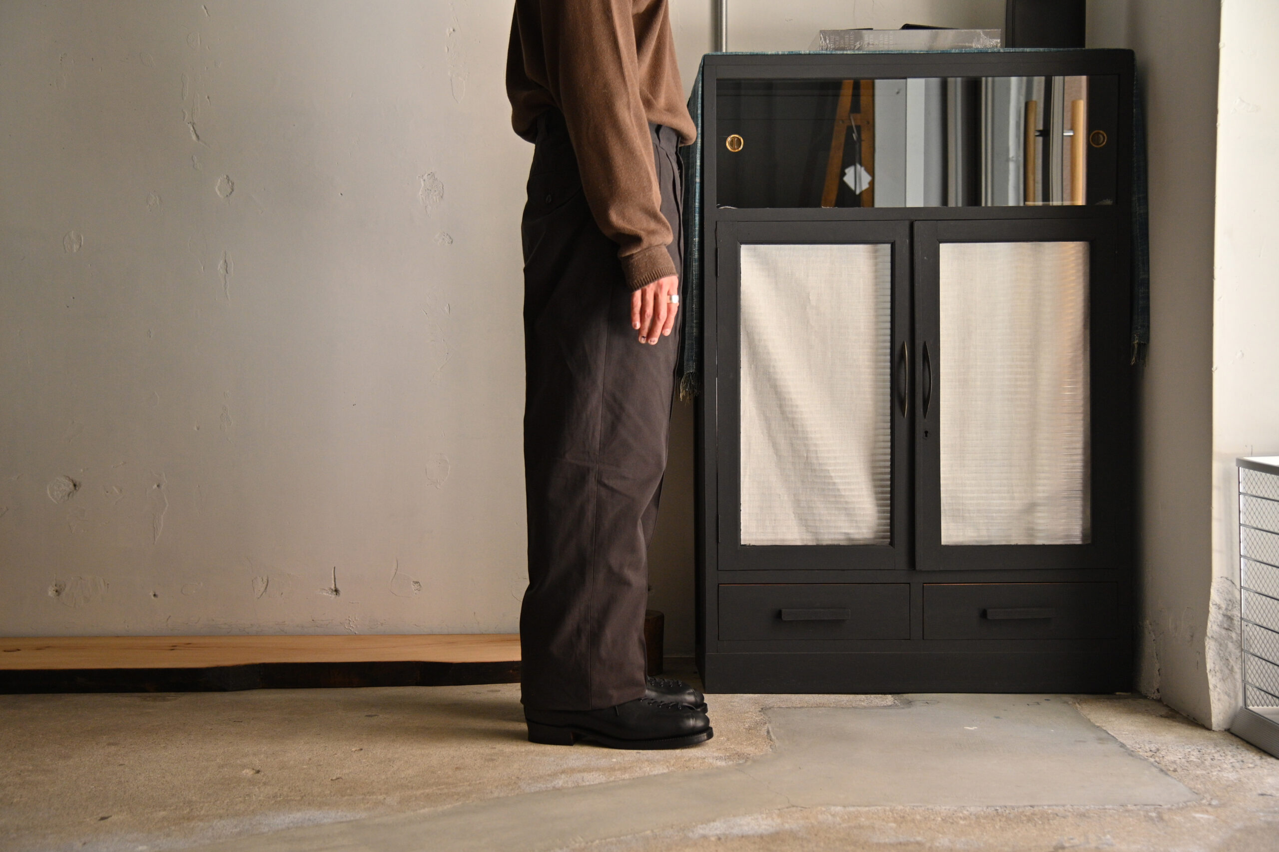 OLD JOE｜FRONT TUCK ARMY TROUSER- STOTELA clothing store