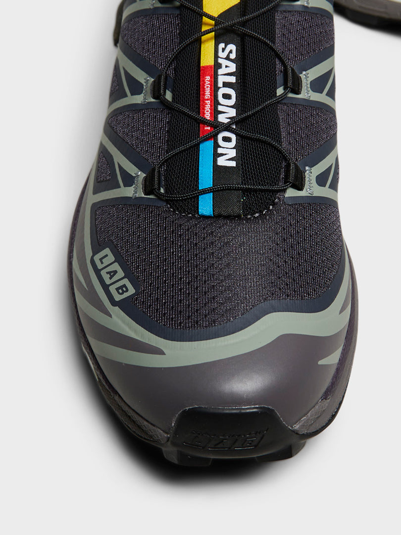 Salomon - XT-6 Sneakers in Nine Iron, Excalibur and Plum Perfect