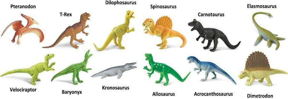 Carnivorous Dinos, from Safari Limited and Totally Thomas Inc.