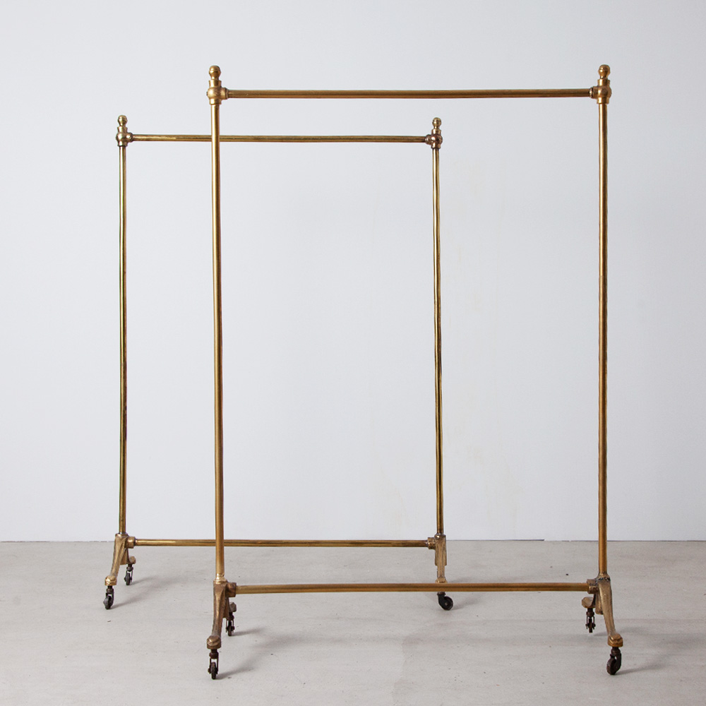 stoop | 1910s American Style Garments Brass Hanger Rack