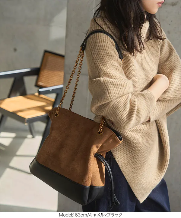 キルトデザインチェーンショルダーバッグ [B1654] - レディース