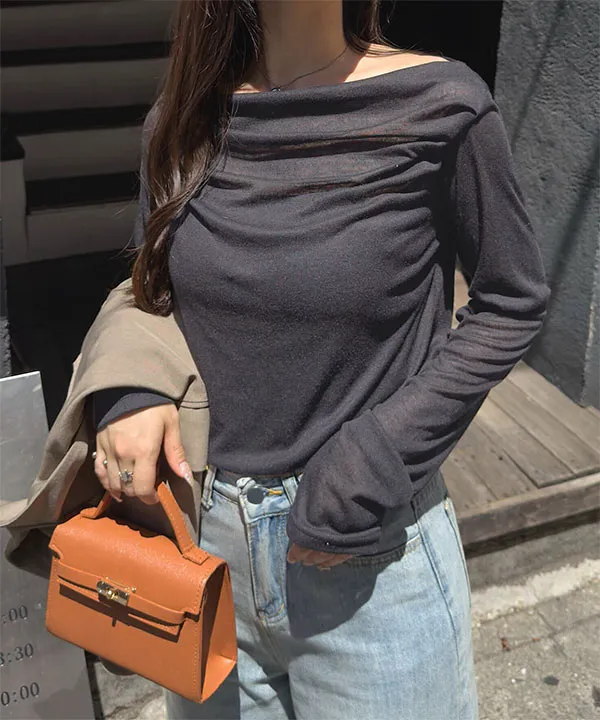 選べる2タイプシアートップス [C7663] - レディースファッション通販