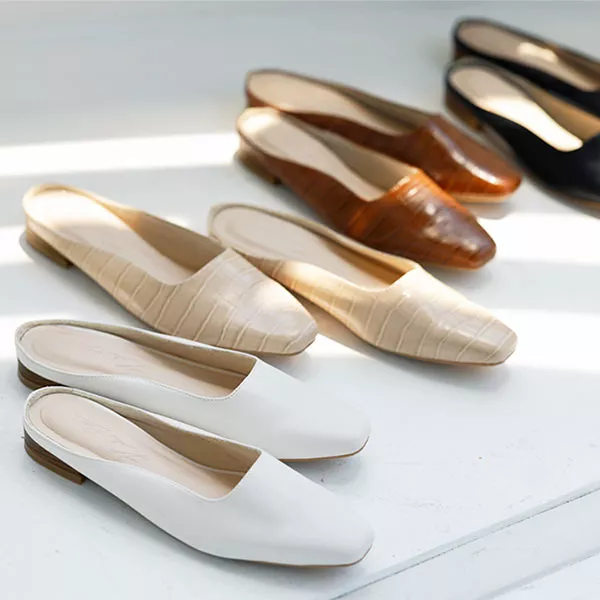 スクエアトゥミュール [I2336] - レディースファッション通販 神戸