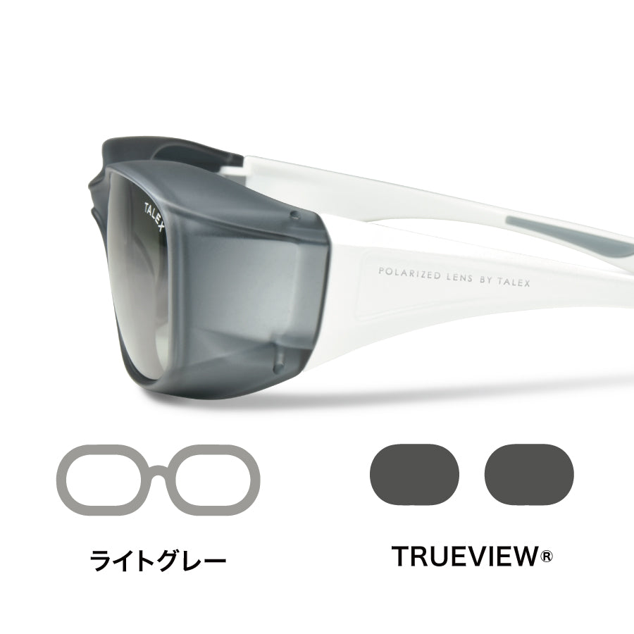 EMCオーバーグラス［テンプル/ホワイト］ -TRUEVIEW® – TALEX online store