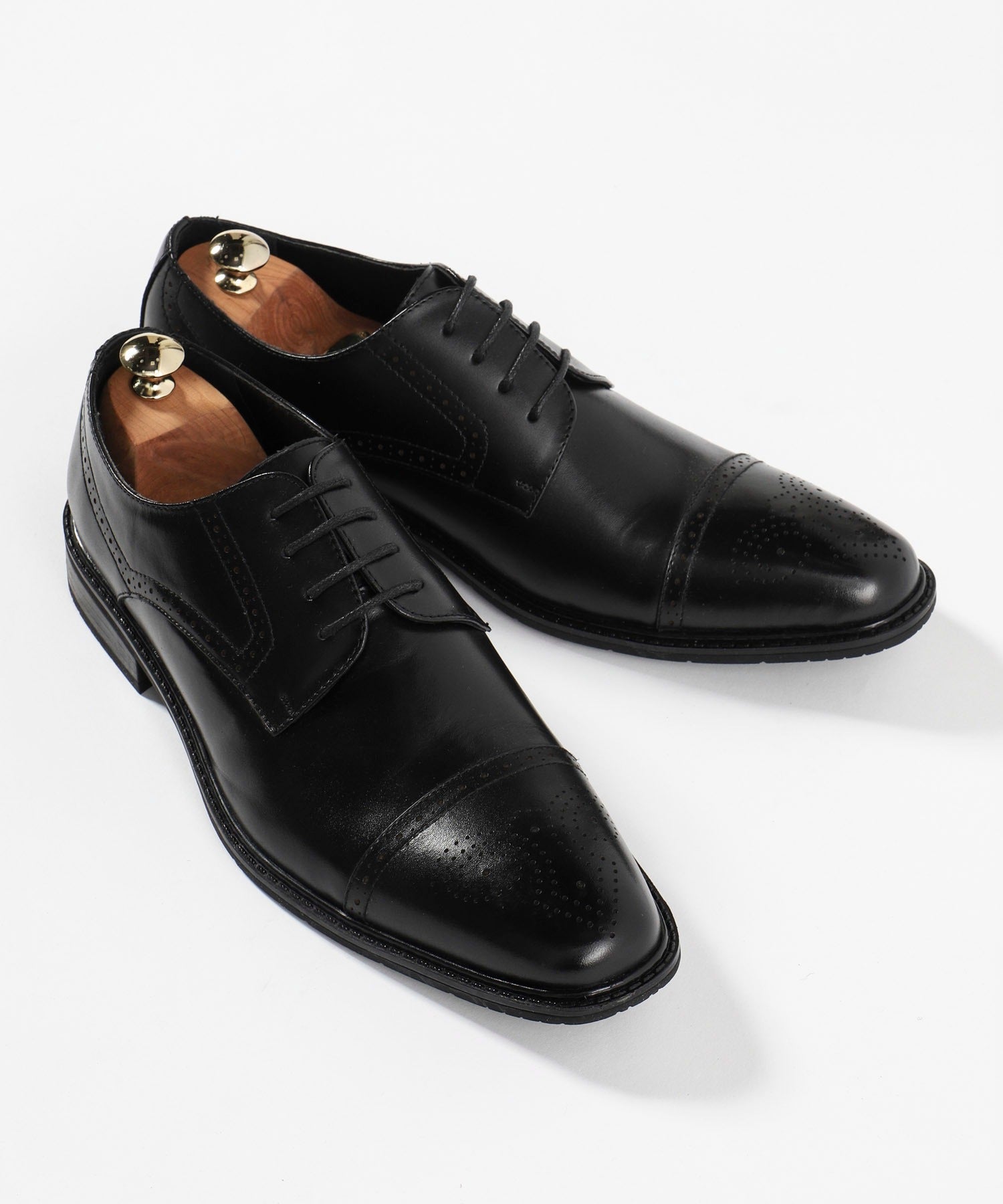 TETEHOMME｜テットオム ウィングチップ カウレザー ドレスシューズ