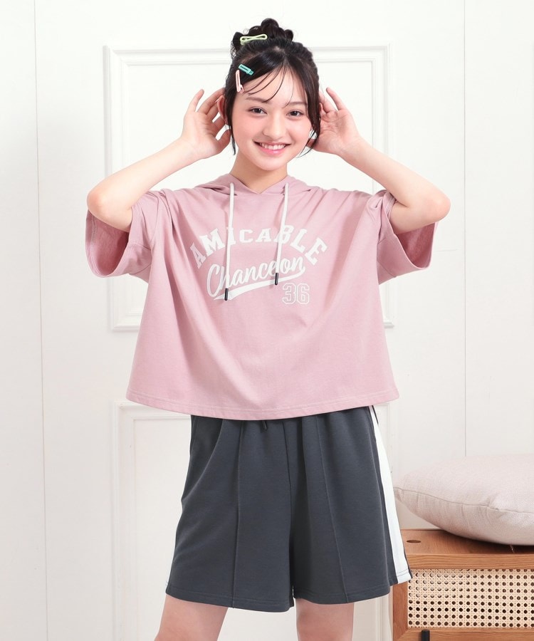 セットアップアイテム】半袖パーカ＋ハーフパンツセット（セットアップ