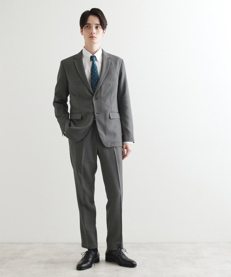 洗える】ピンヘッドストレッチセットアップ／上下2点セット／速乾／WEB