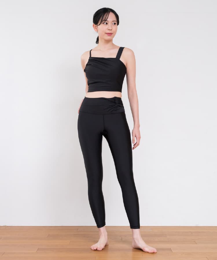 SUKALA リーフパネル ヨガウェア 上下セット Mサイズ SUKALA】リーフ