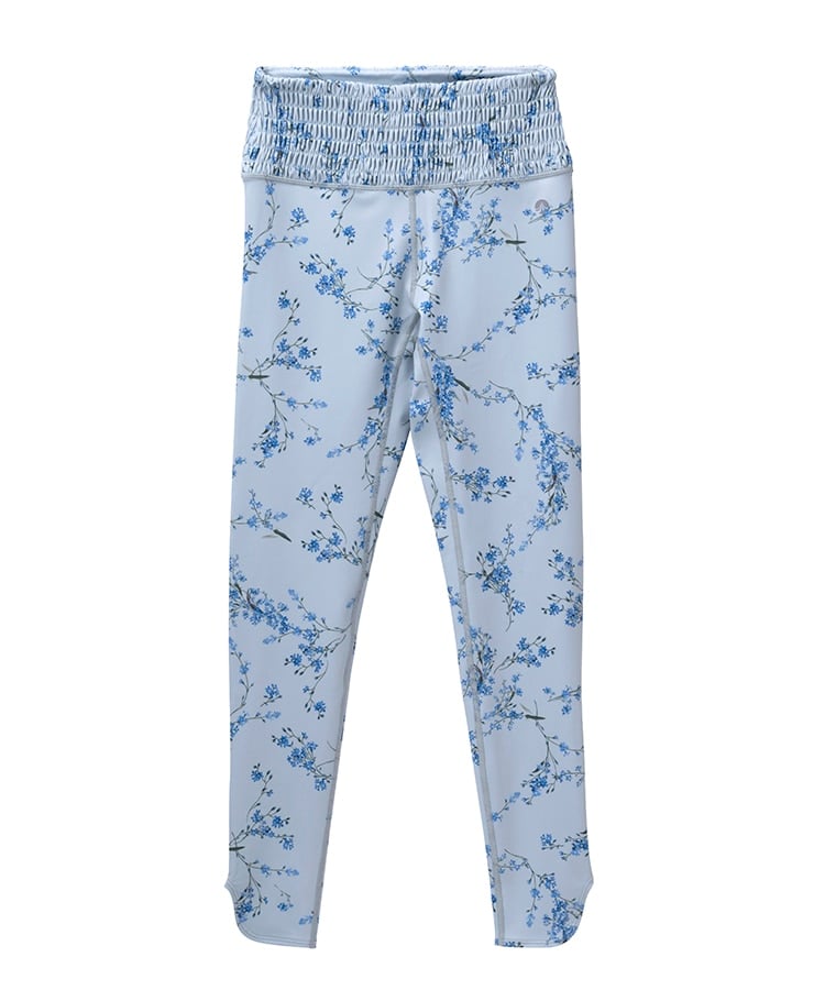 SUKALA】スプリングフラワーシャーリングレギンス(S・Mサイズ 忘れな草