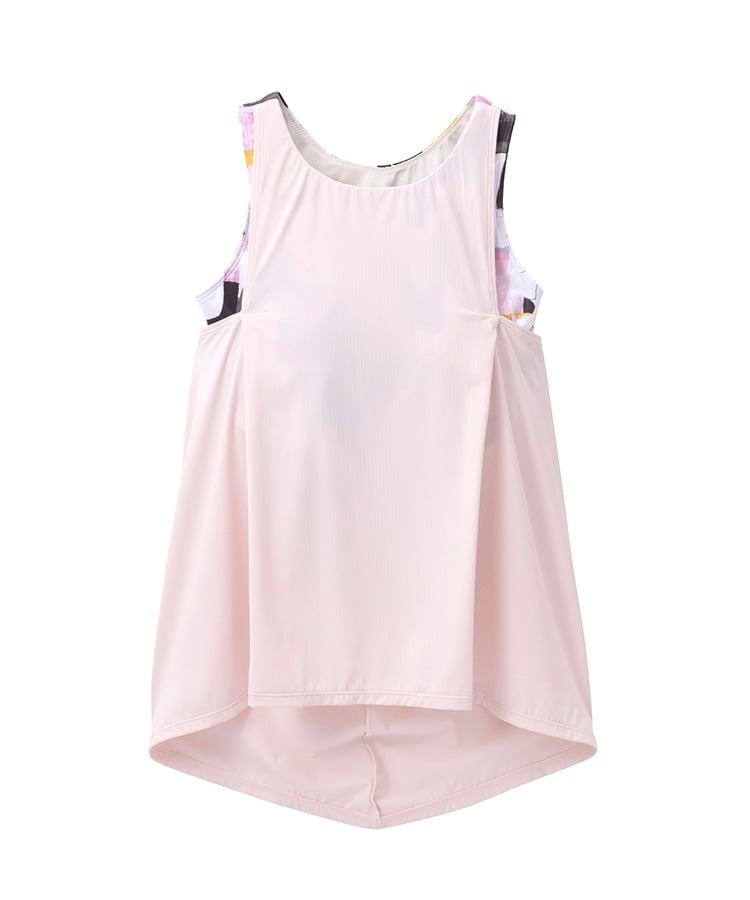 SUKALA】ミックスプリントカバータンクトップ(XS・S・M・Lサイズ