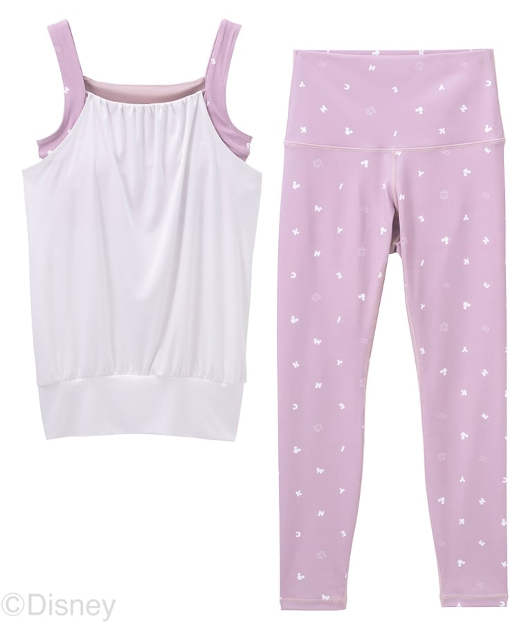 SUKALA】レイヤードタンク＆レギンスセットアップ(S・M・Lサイズ